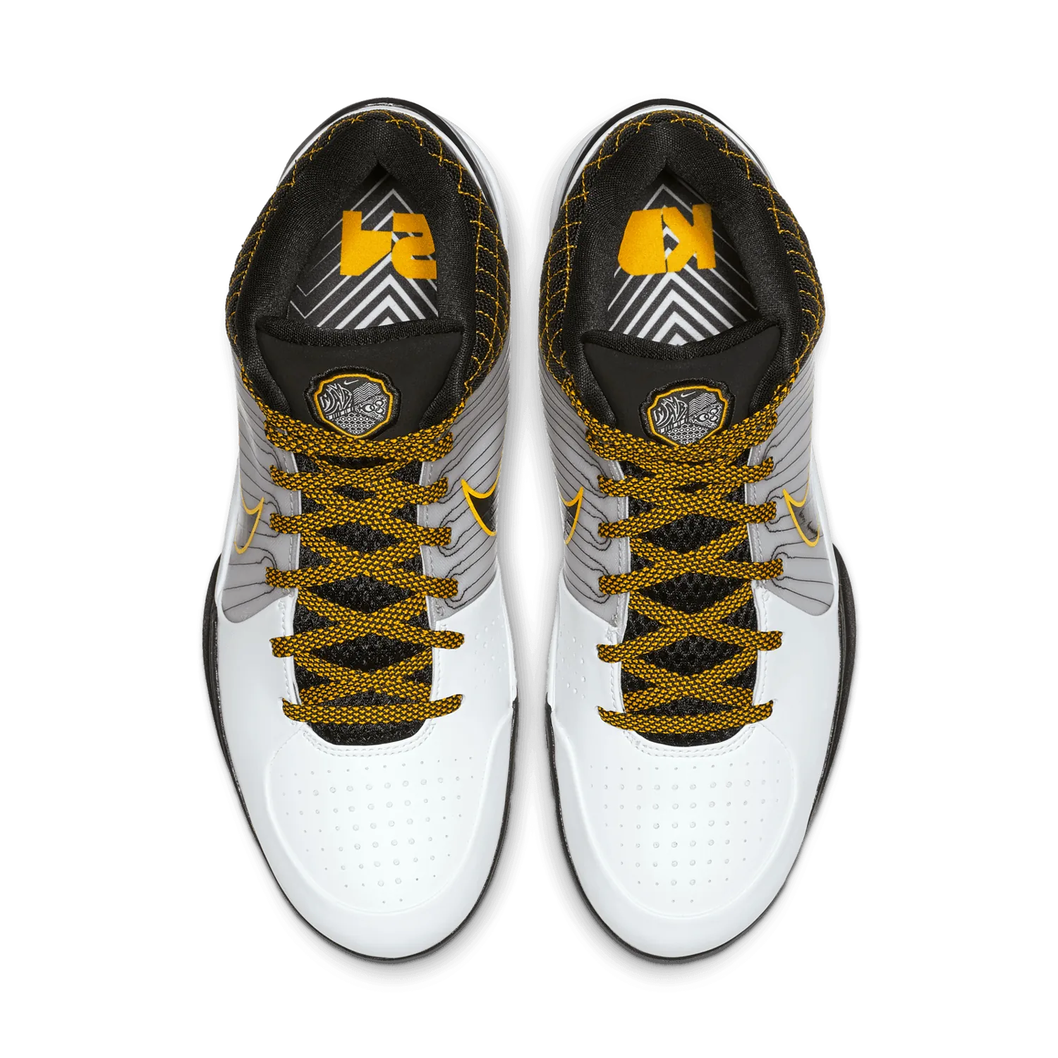 Nike Kobe 4 Protro White Black Del Sol image 3