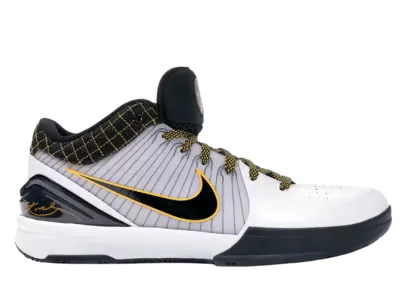 Nike Kobe 4 Protro White Black Del Sol