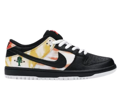 Nike SB Low Dunk Raygun Tie-Dye Black (Home)