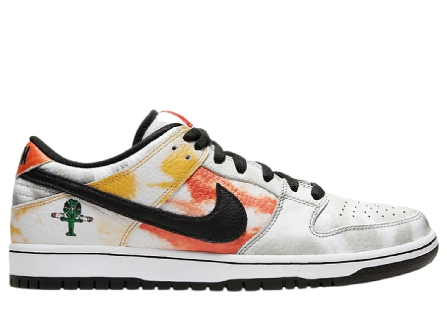 Nike SB Low Dunk Raygun Tie-Dye White (Away)
