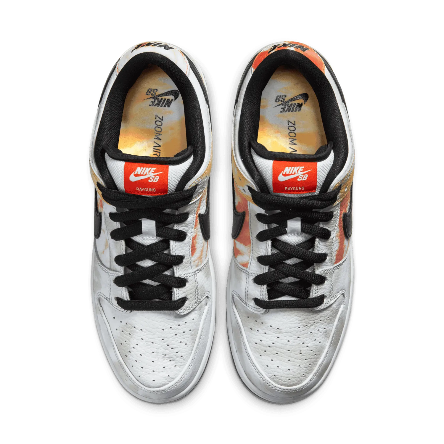 Nike SB Low Dunk Raygun Tie-Dye White (Away) image 3