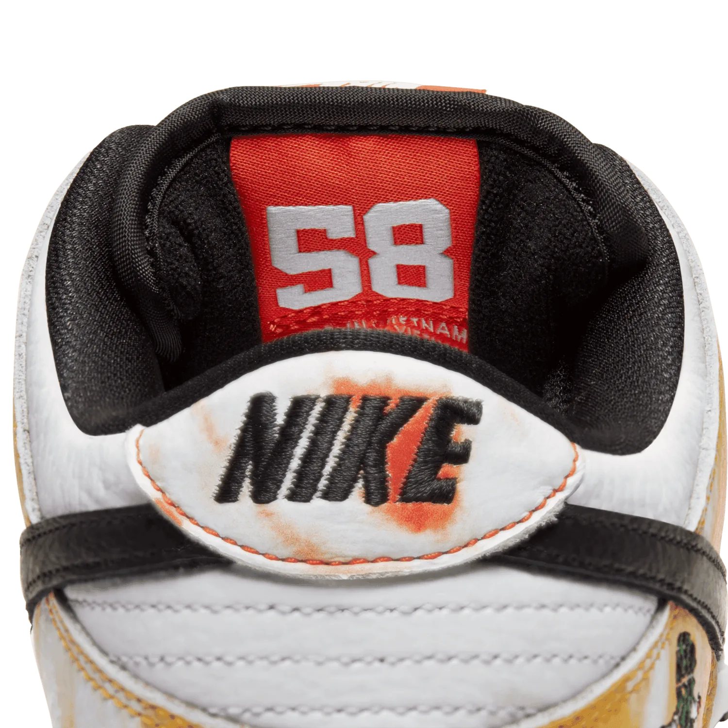 Nike SB Low Dunk Raygun Tie-Dye White (Away) image 6