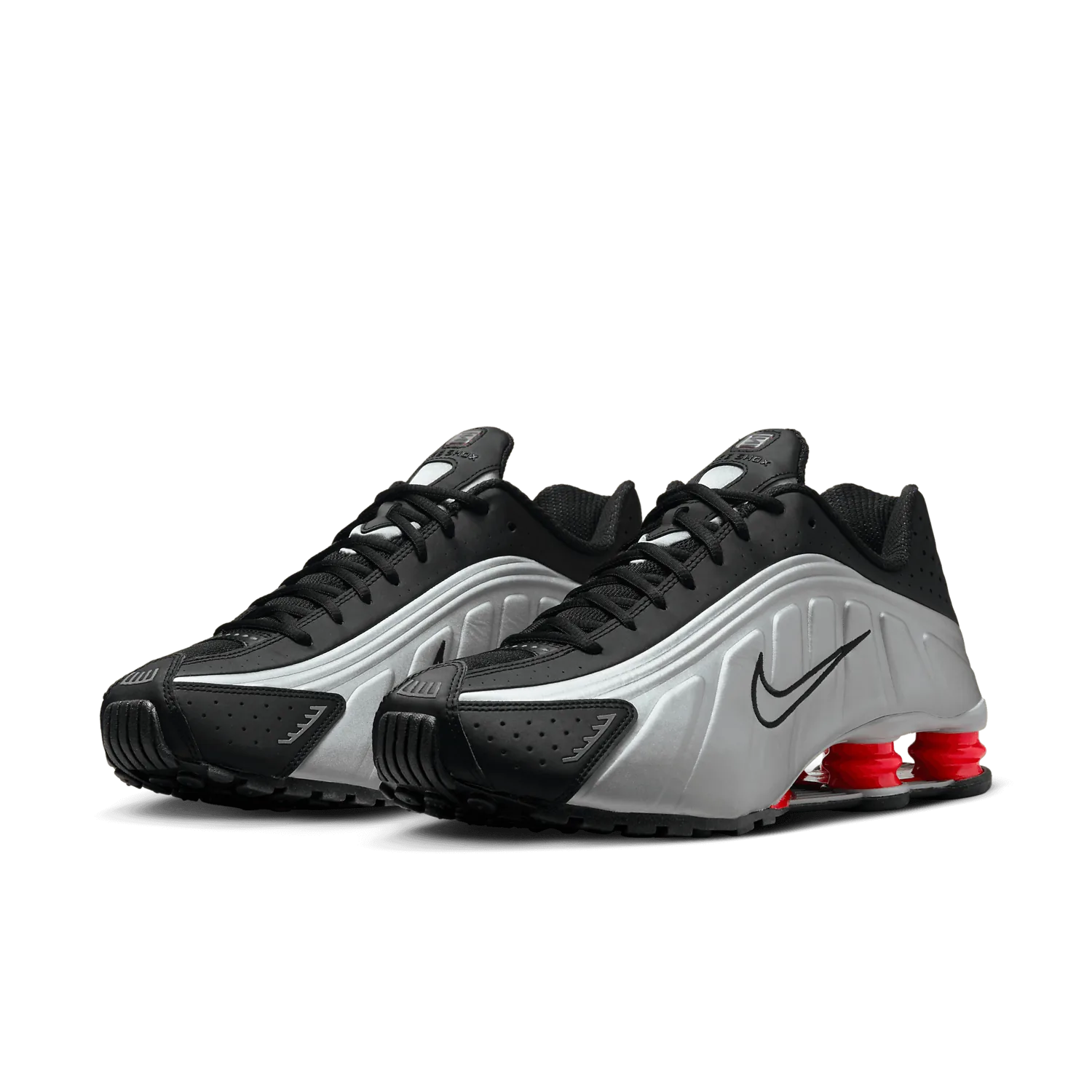 Nike Shox R4 Black Metallic Silver image 4