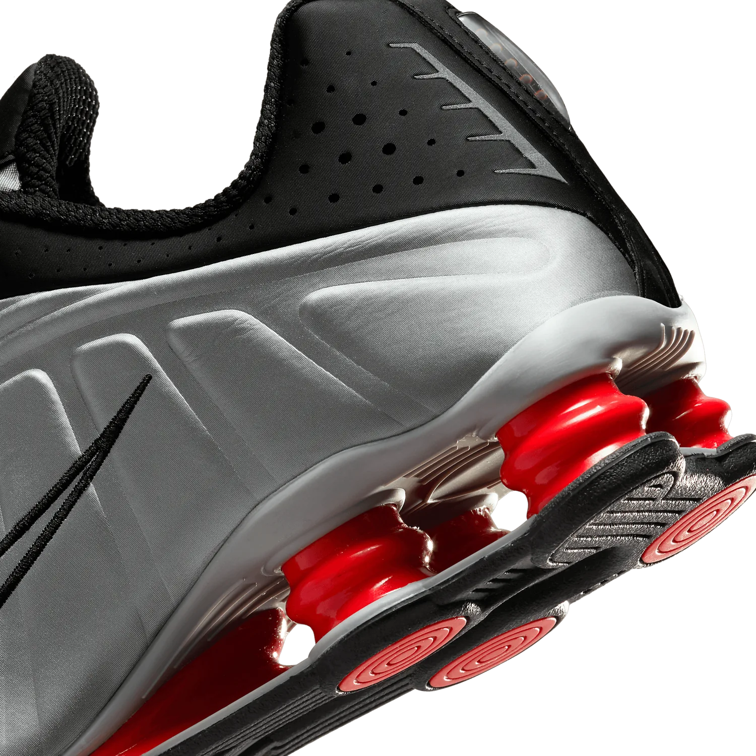 Nike Shox R4 Black Metallic Silver image 7