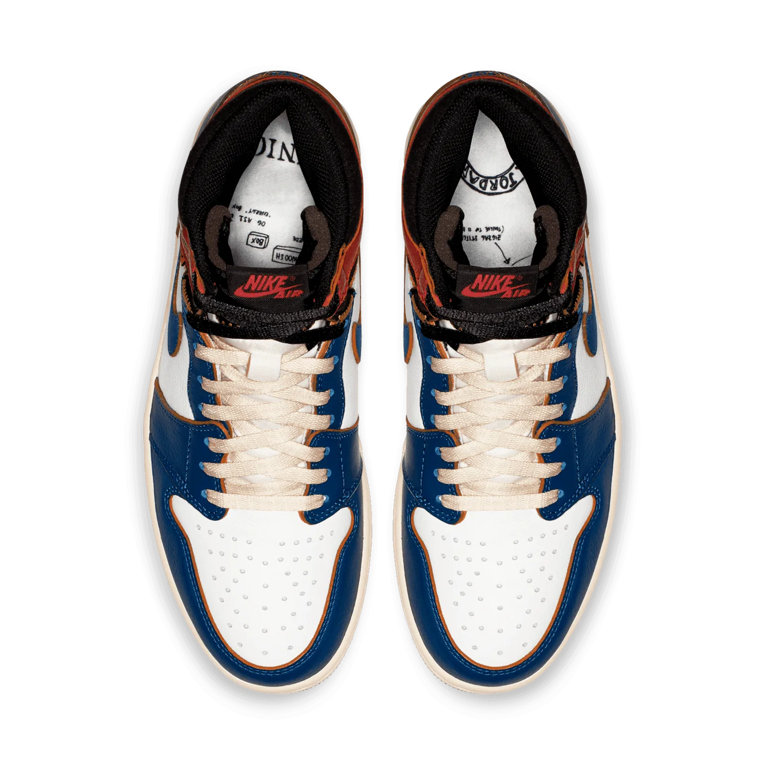 Jordan 1 High Union Los Angeles Blue Toe image 3