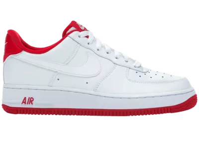 Nike Air Force 1 Low White University Red