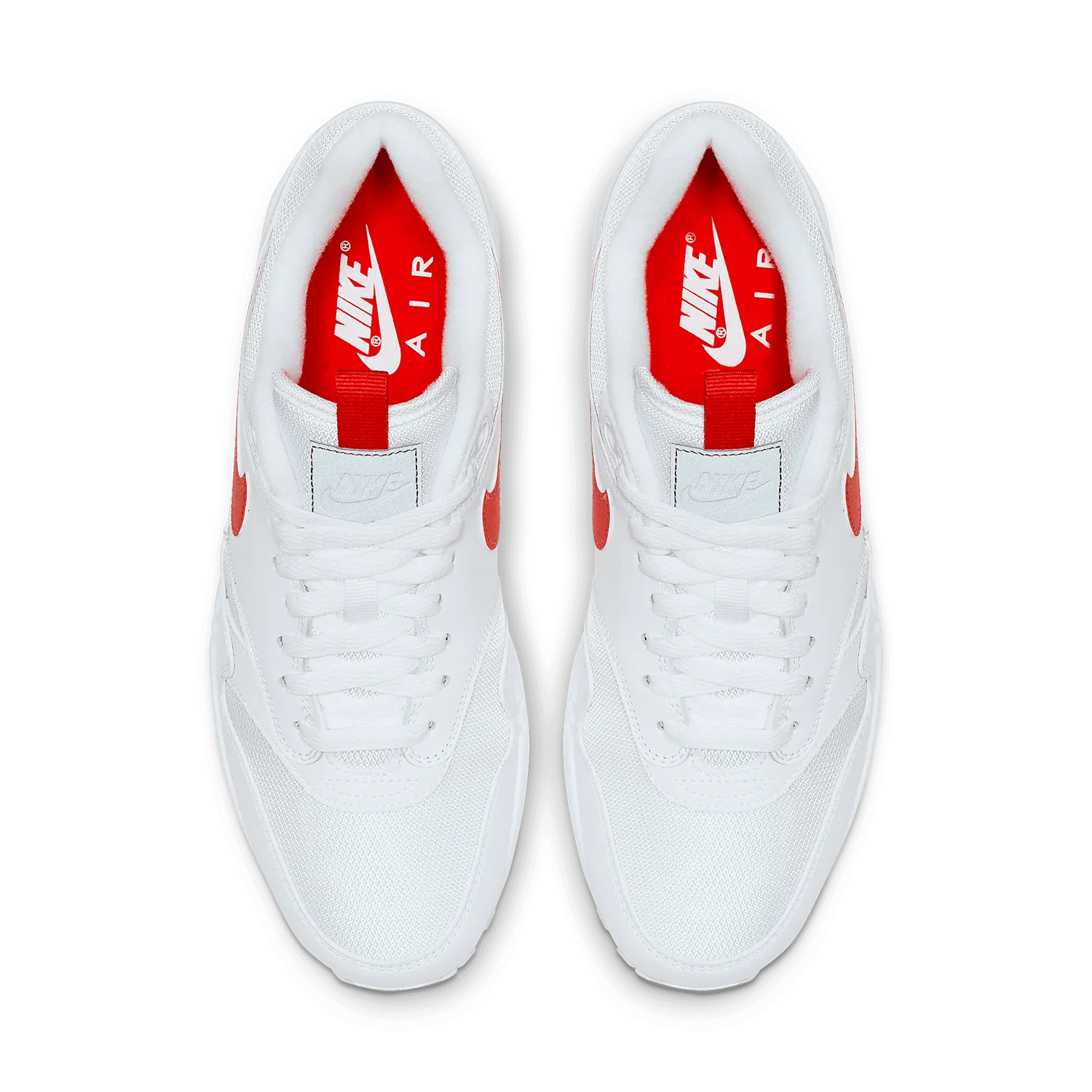 Nike Air Max 1 Tongue Tab White Team Orange image 3