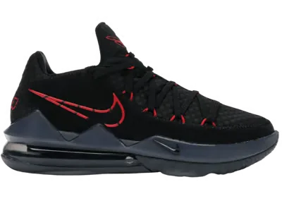 Nike LeBron 17 Low Black Red Dark Grey