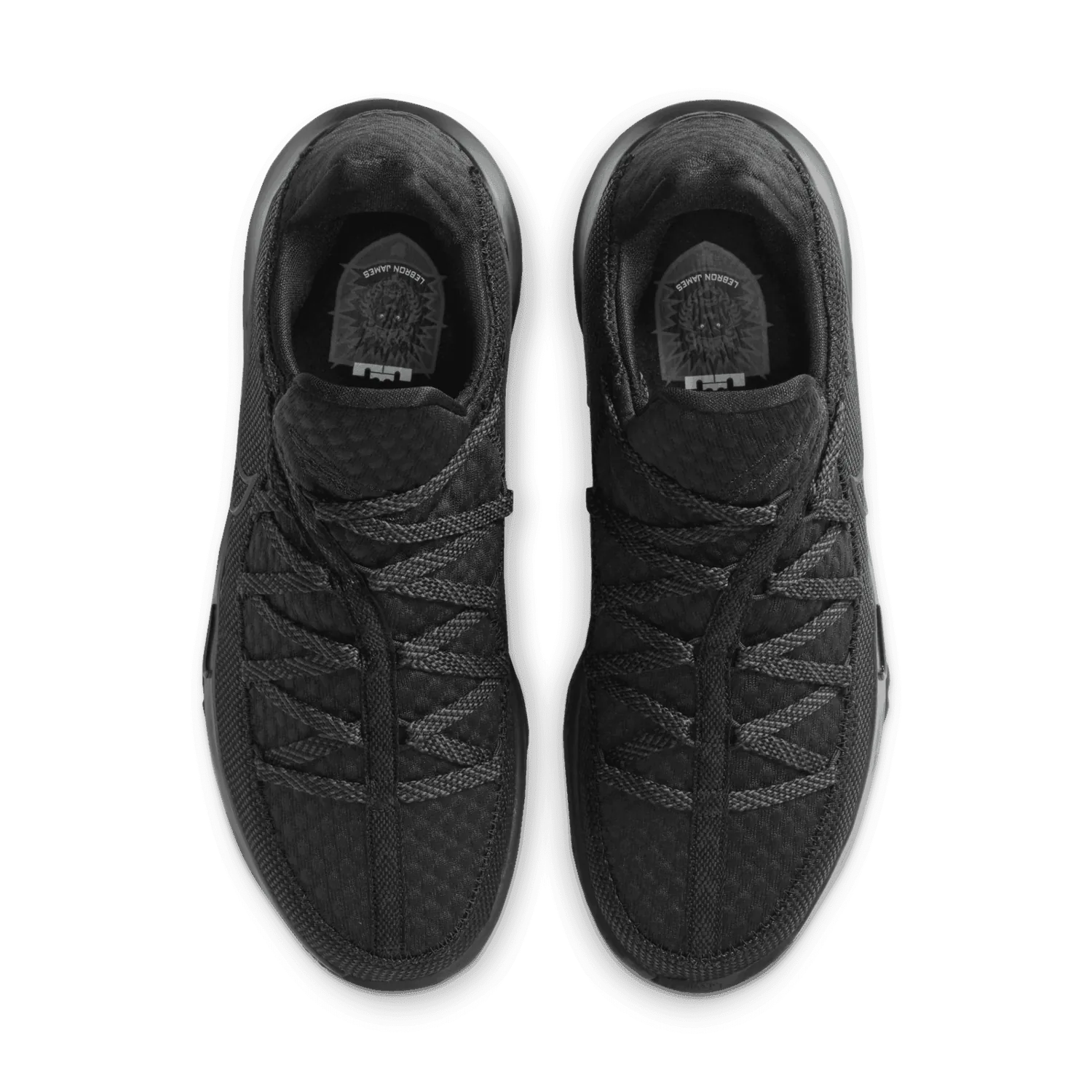 Nike LeBron 17 Low Triple Black image 3