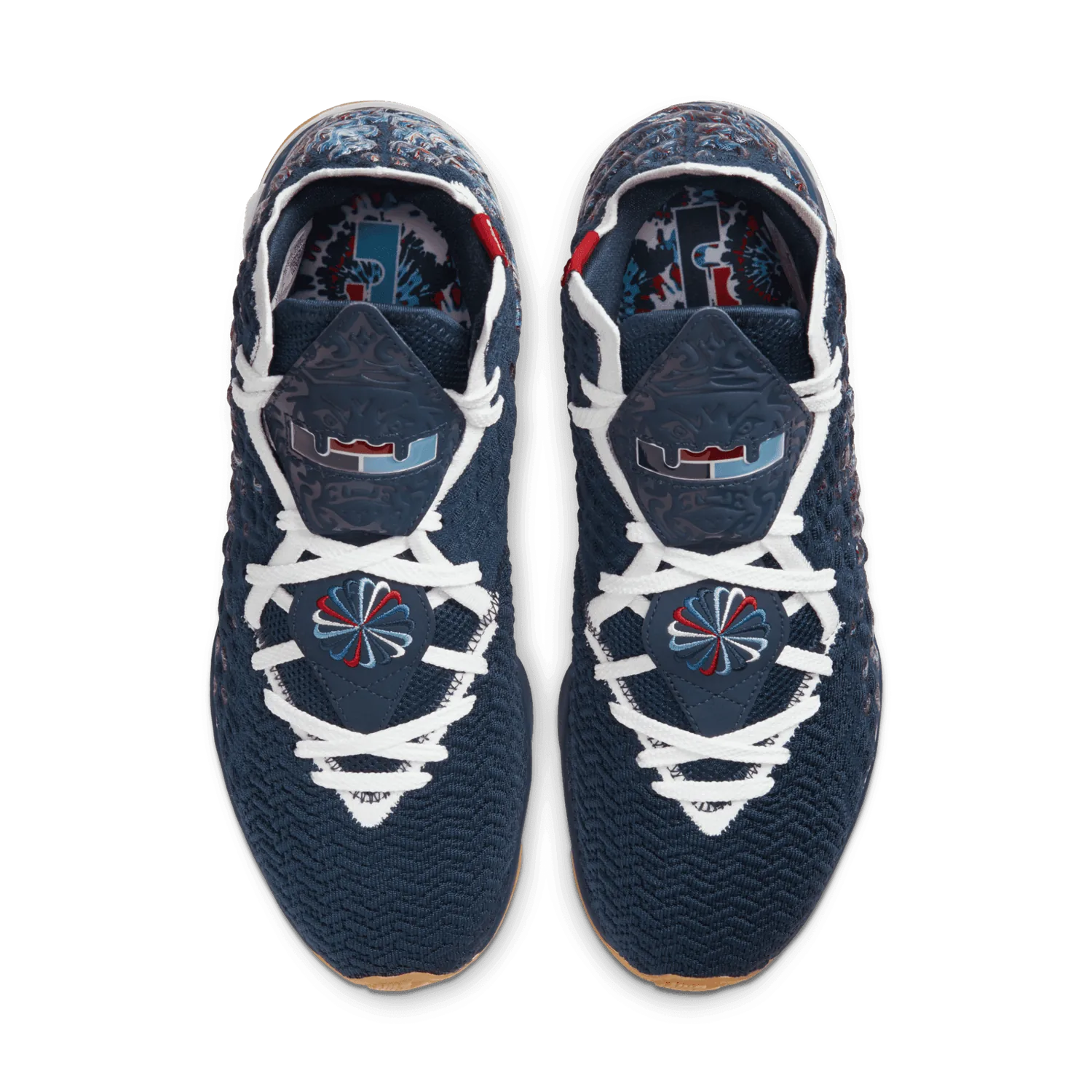 Nike LeBron 17 College Navy image 3