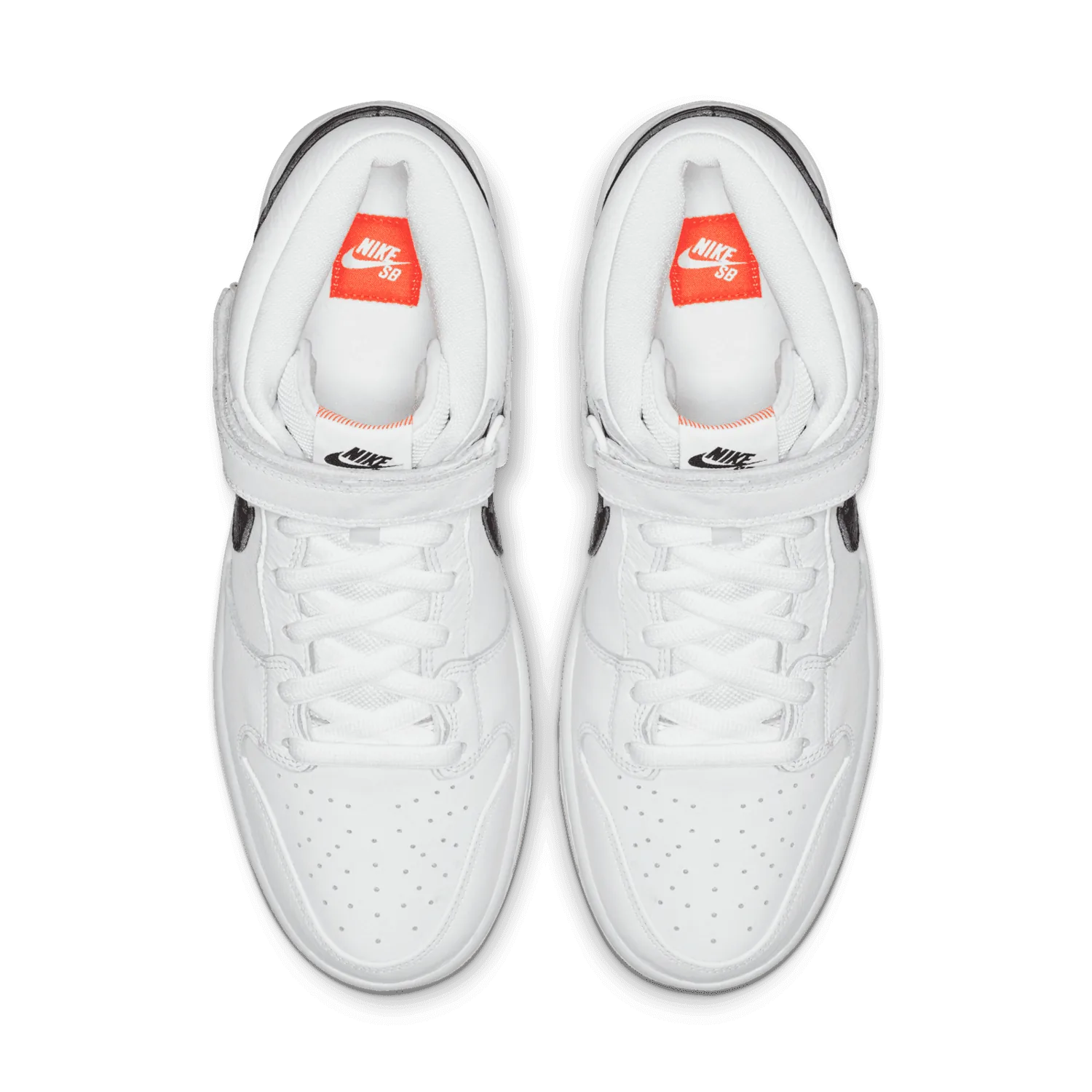 Nike SB Dunk Mid Orange Label White image 3