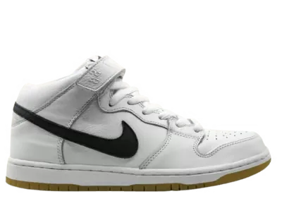 Nike SB Dunk Mid Orange Label White