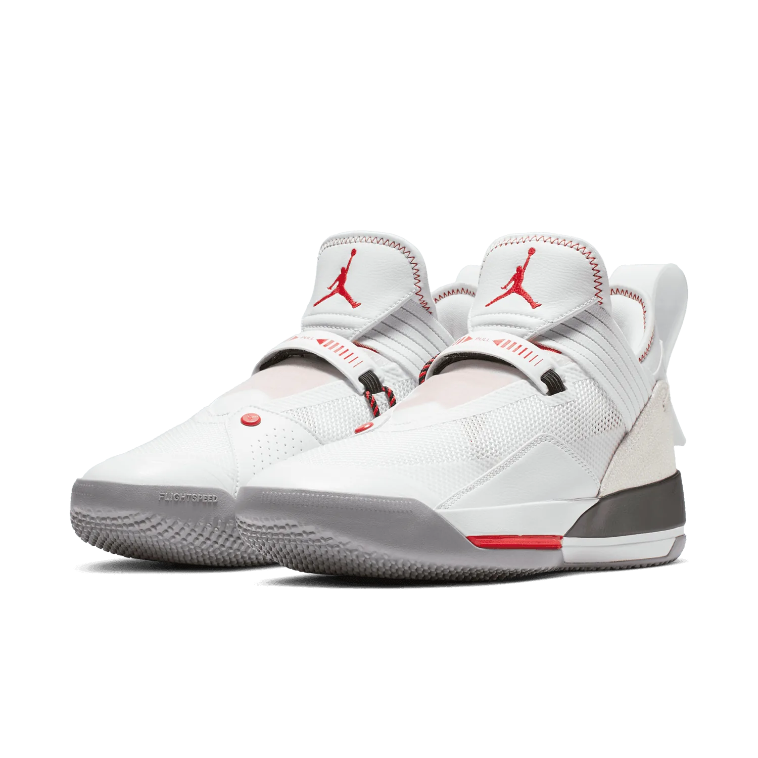 Air Jordan XXXIII SE White Gym Red Black image 4