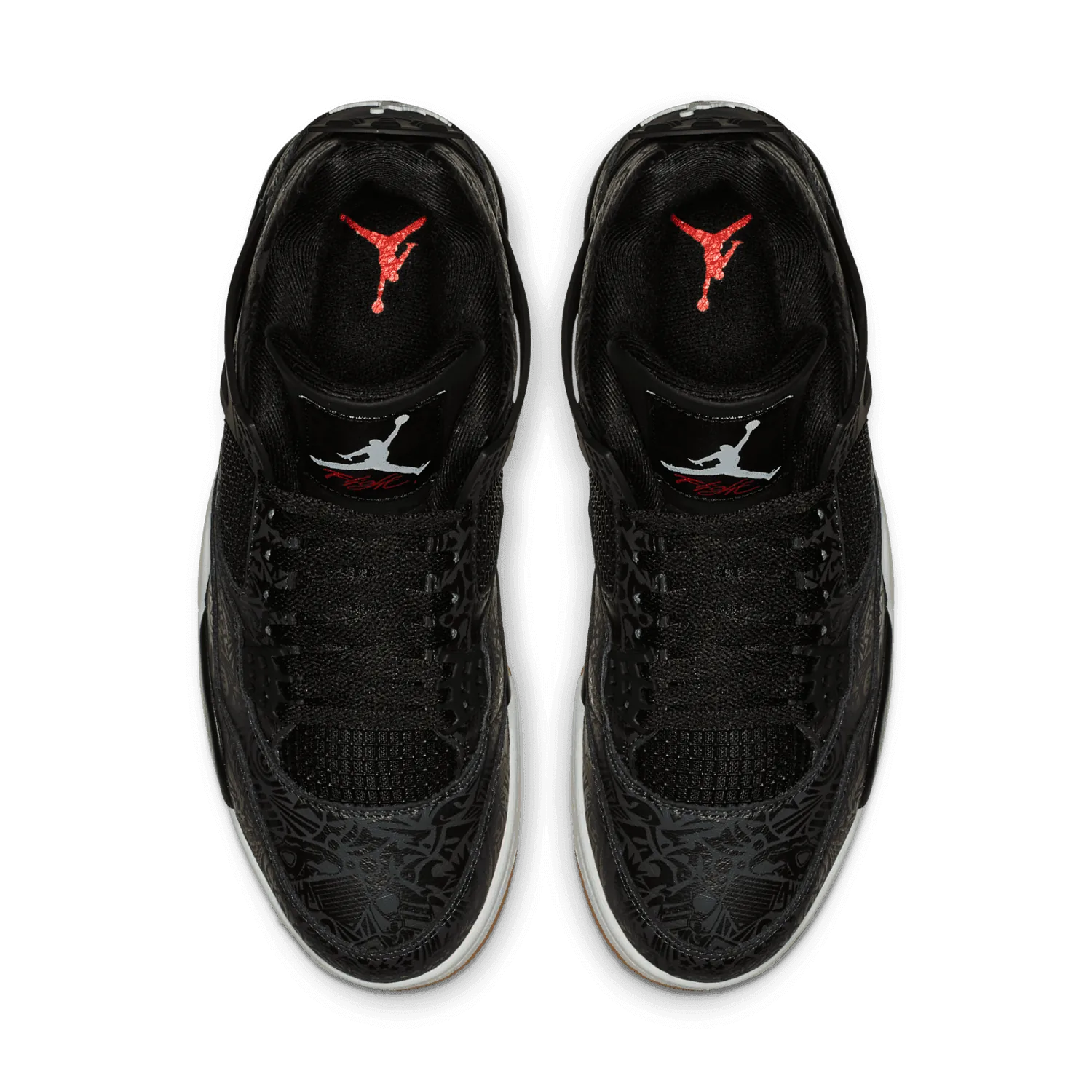 Jordan 4 Retro Laser Black Gum image 3