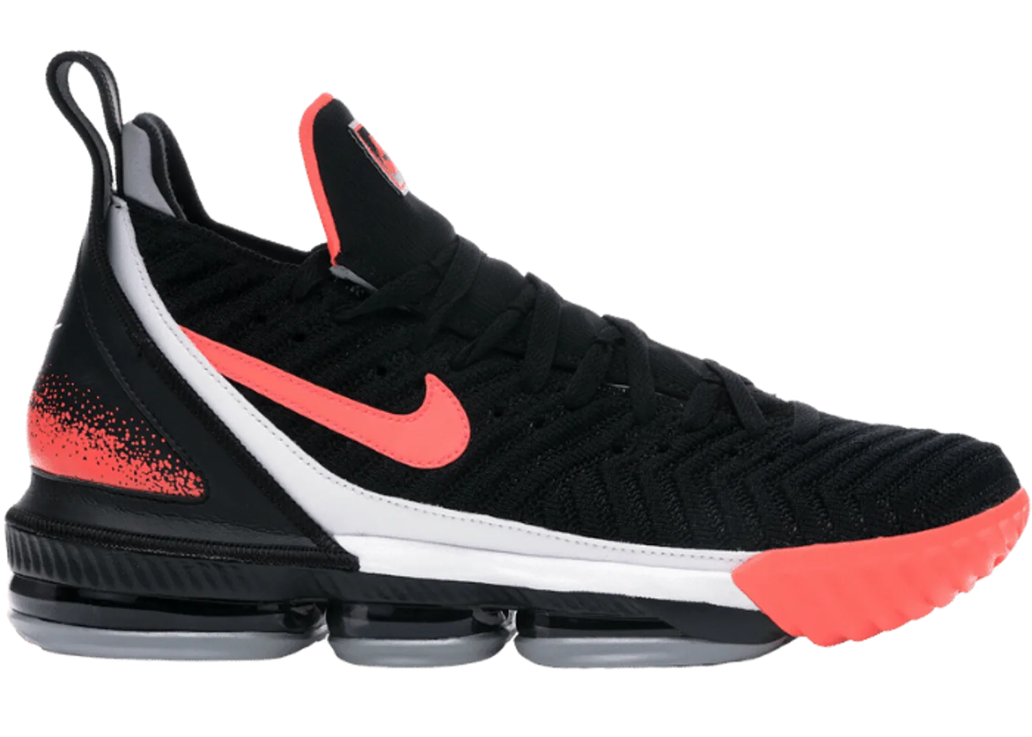 Nike LeBron 16 Black Hot Lava