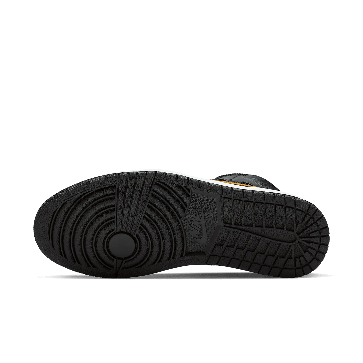 Jordan 1 Mid Black University Gold image 2