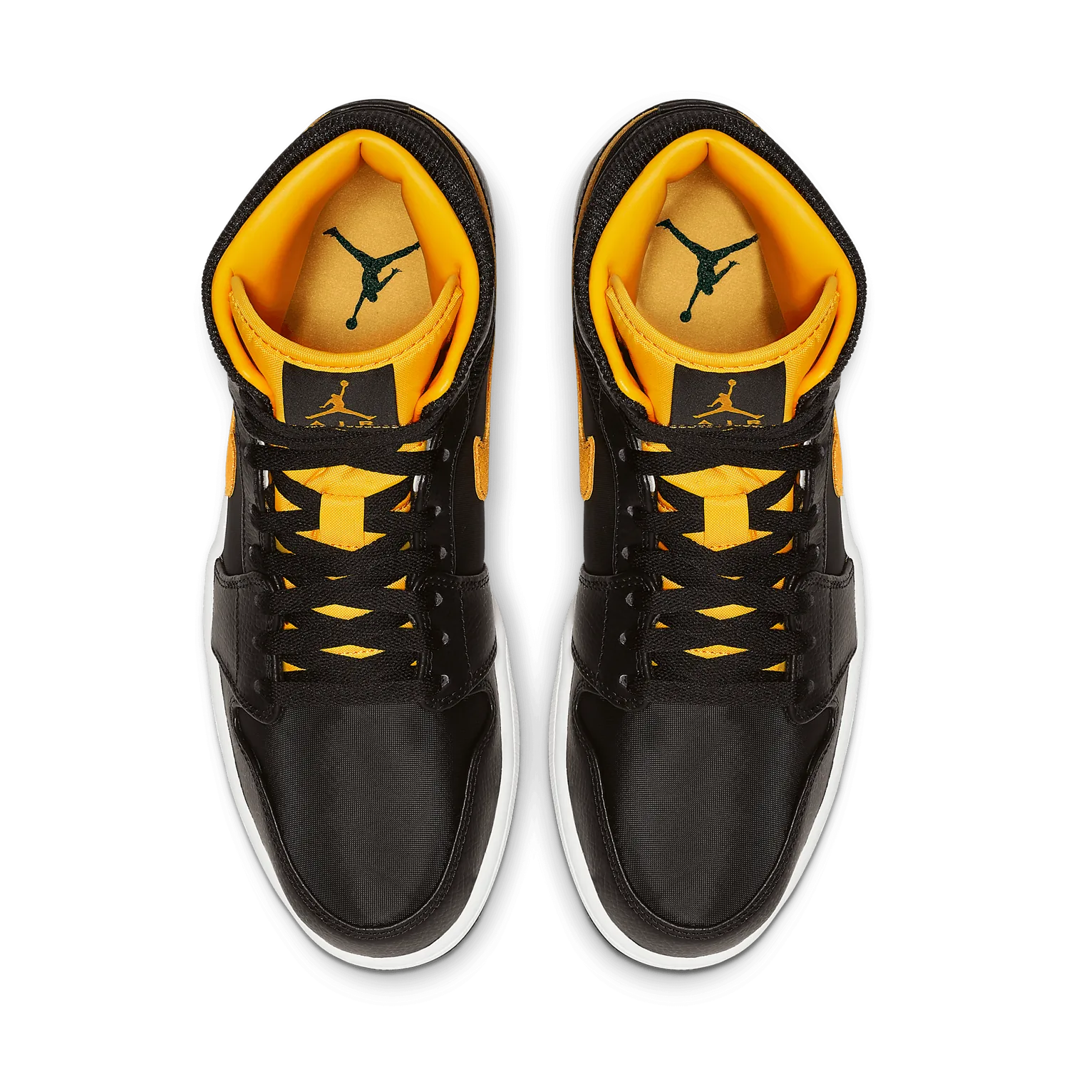 Jordan 1 Mid Black University Gold image 3