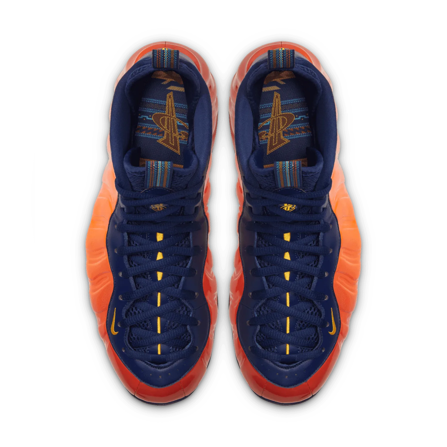Nike Air Foamposite One Blue Void Rugged Orange image 3
