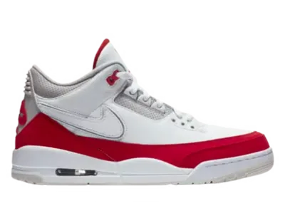 Jordan 3 Retro Tinker White University Red