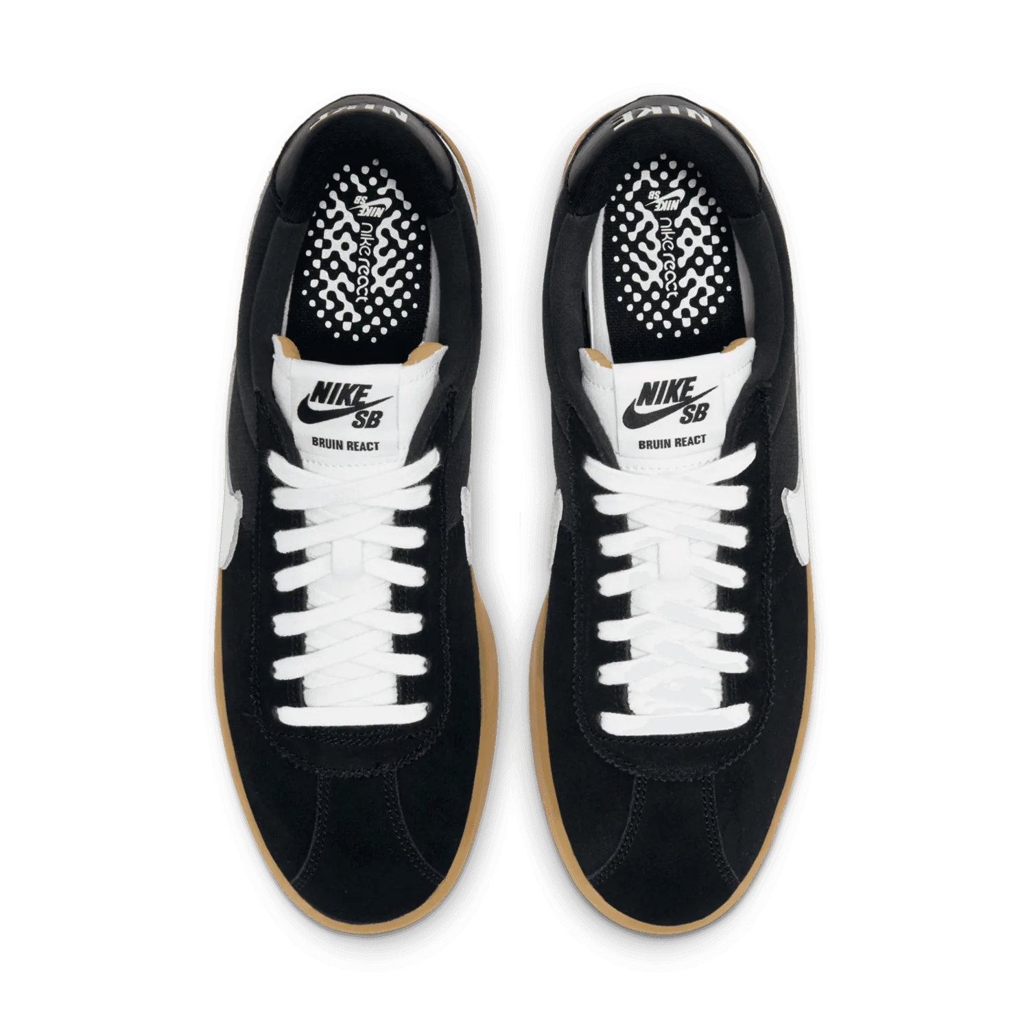 Nike SB Bruin React Black White Gum image 3