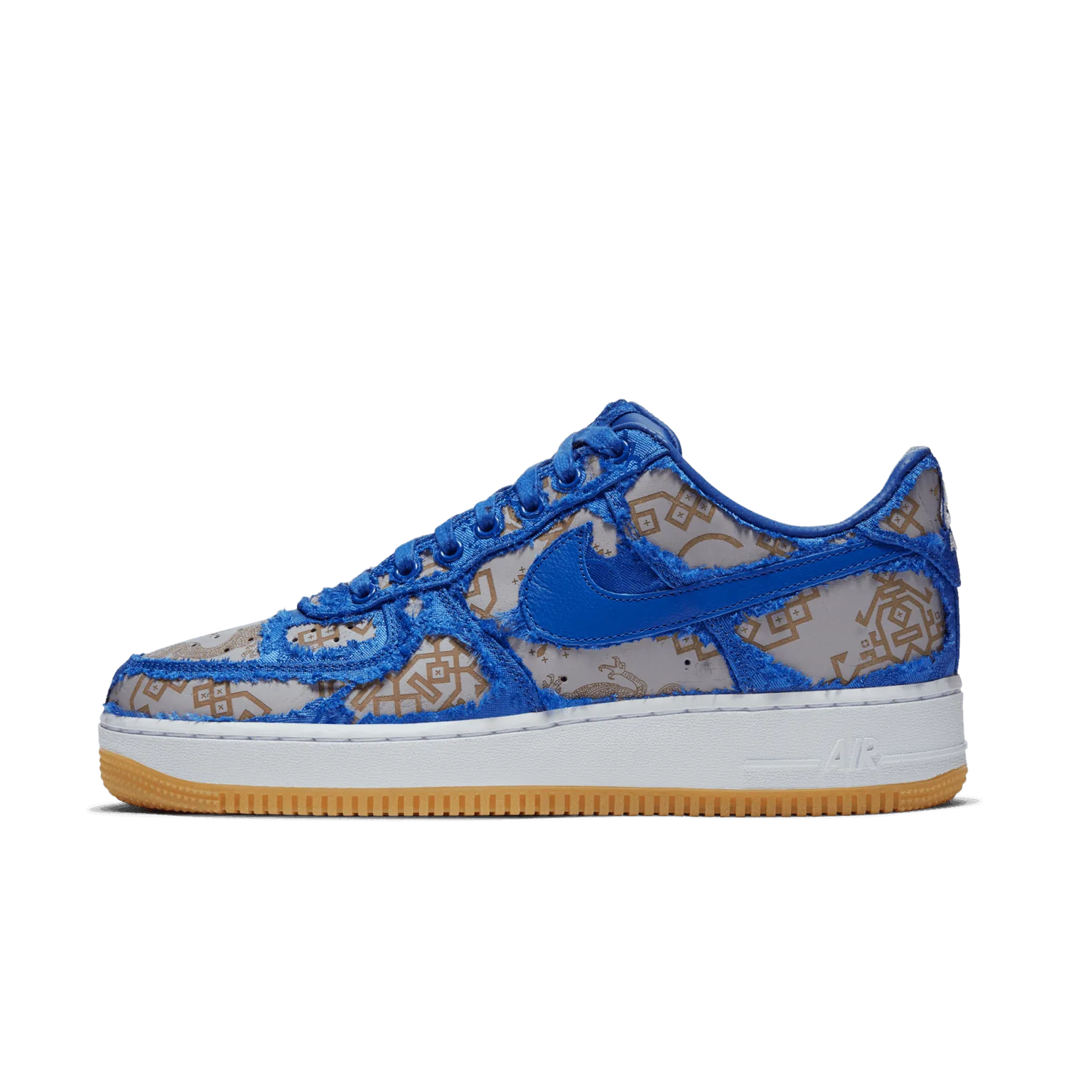 Nike Air Force 1 Low CLOT Blue Silk image 6