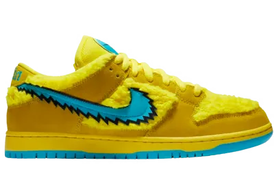 Nike SB Dunk Low Grateful Dead Bears Yellow