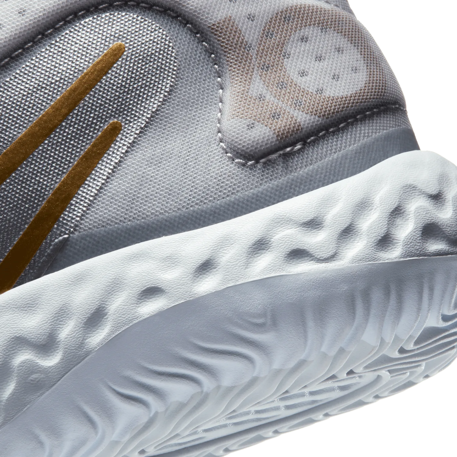 Nike KD Trey 5 VIII Metallic Silver Gold image 7