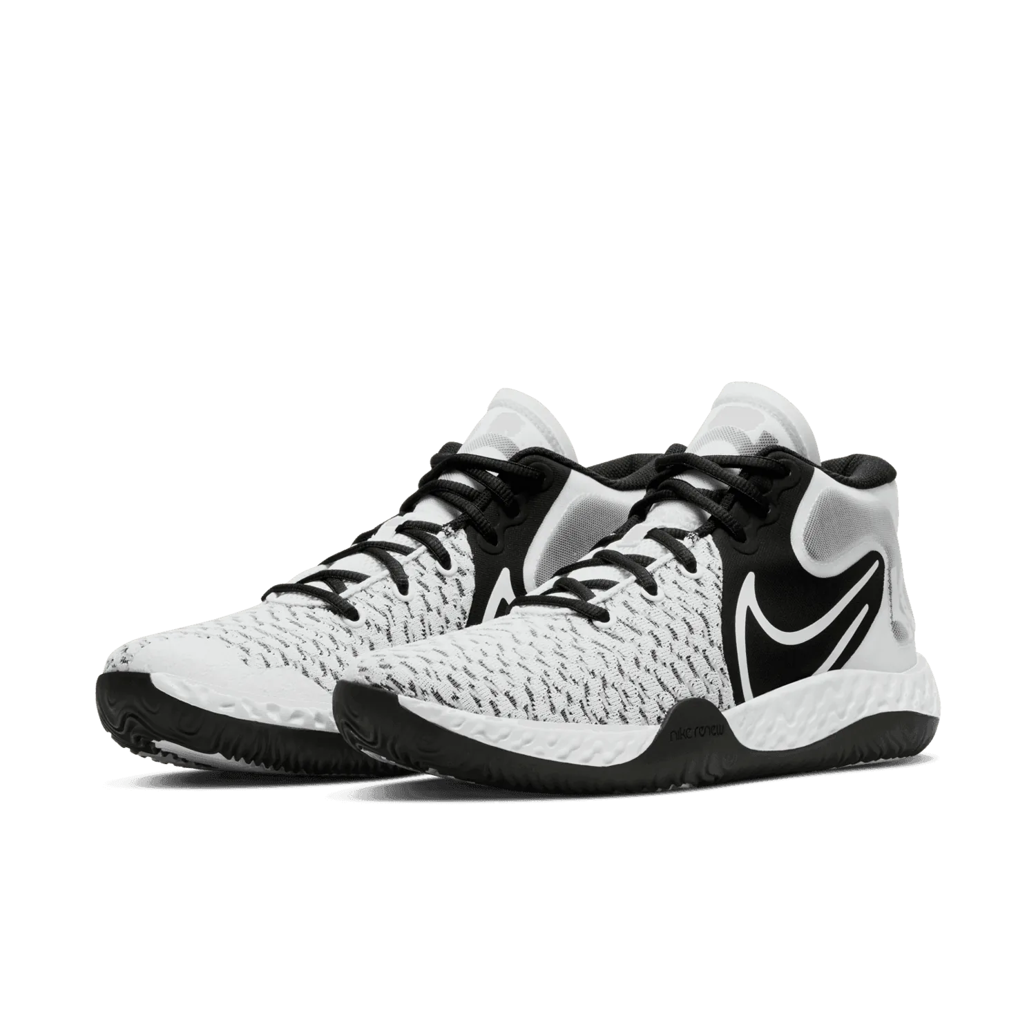 Nike KD Trey VIII White Black image 4