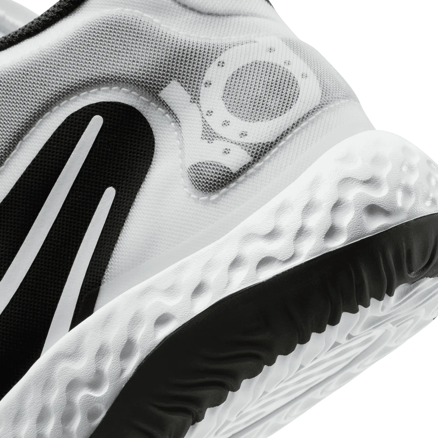 Nike KD Trey VIII White Black image 7