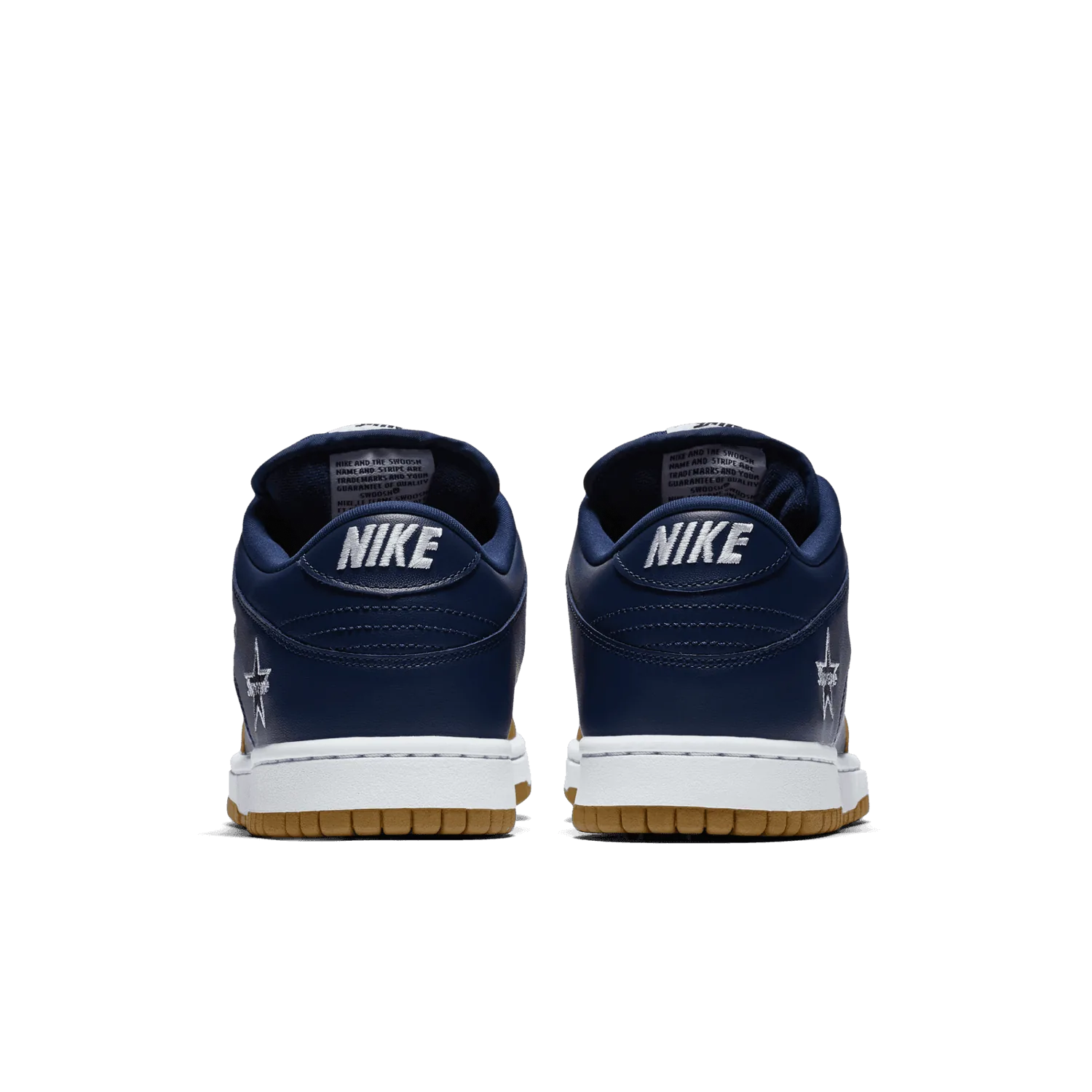 Nike SB Dunk Low Supreme Jewel Swoosh Gold image 5
