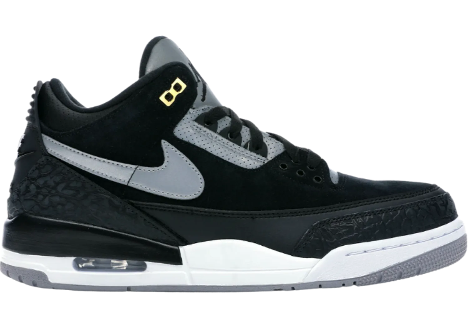 Jordan 3 Retro Tinker Black Cement Gold