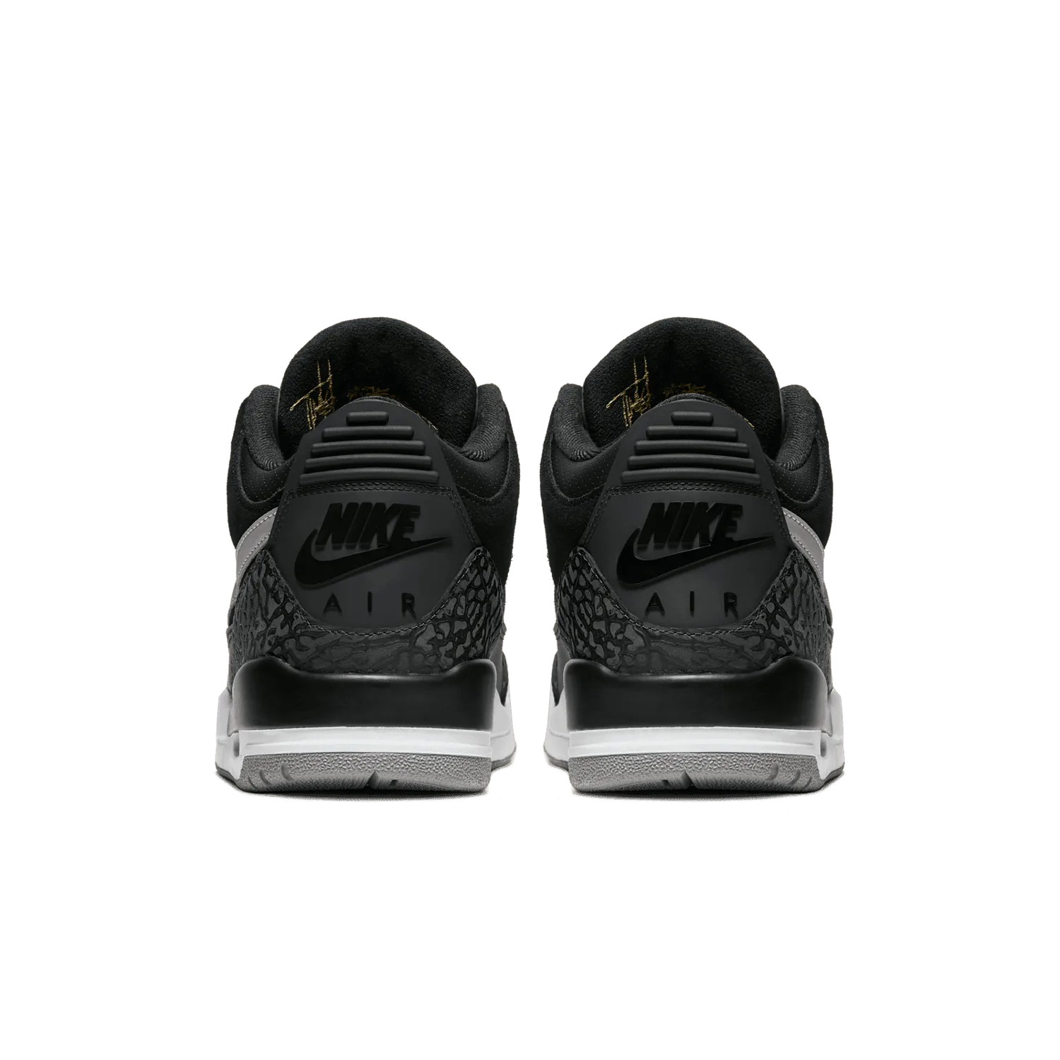 Jordan 3 Retro Tinker Black Cement Gold image 6
