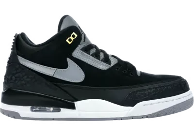Jordan 3 Retro Tinker Black Cement Gold