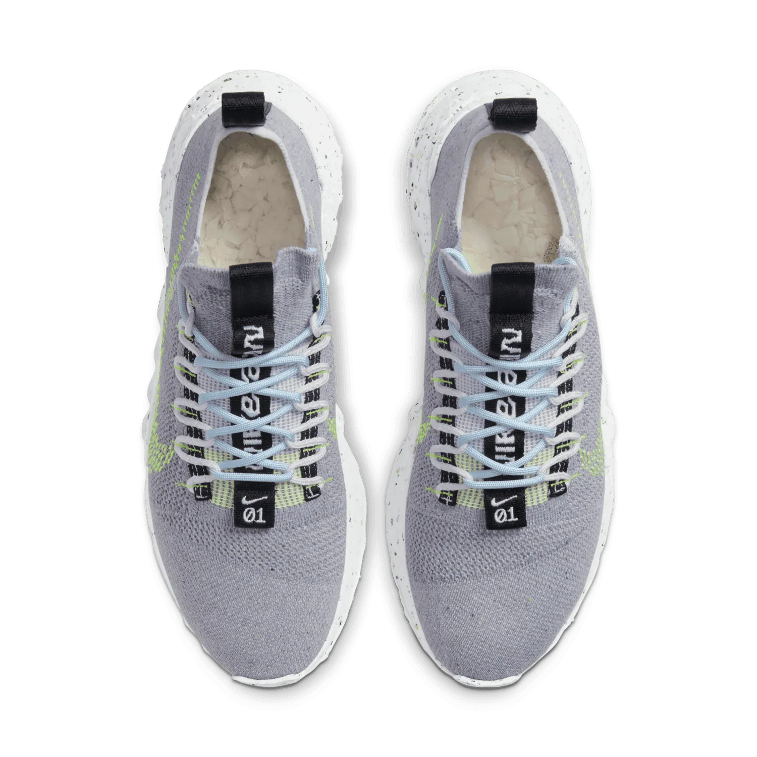 Nike Space Hippie 01 Grey Volt image 3