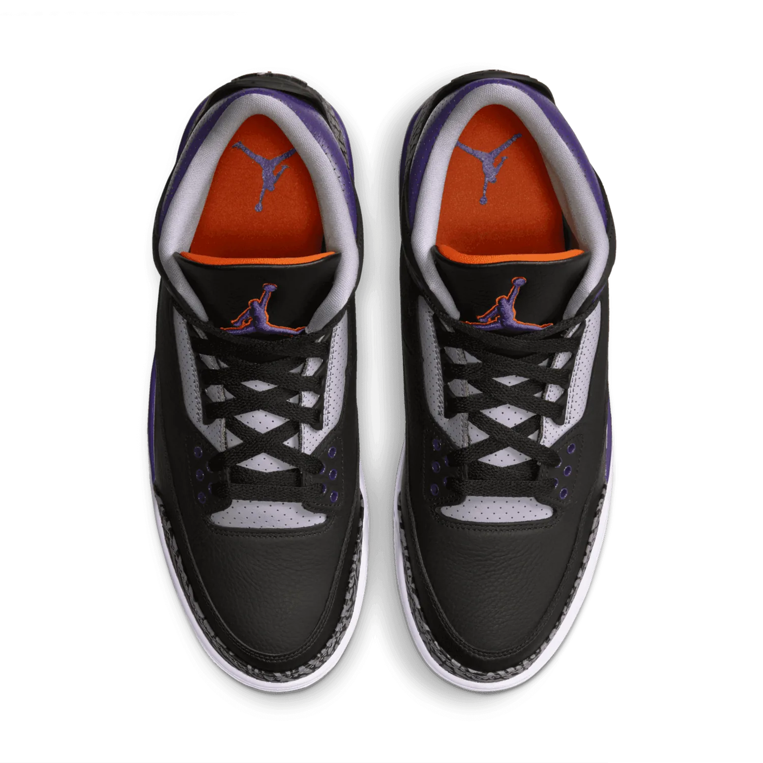 Air Jordan 3 Retro Black Court Purple image 3
