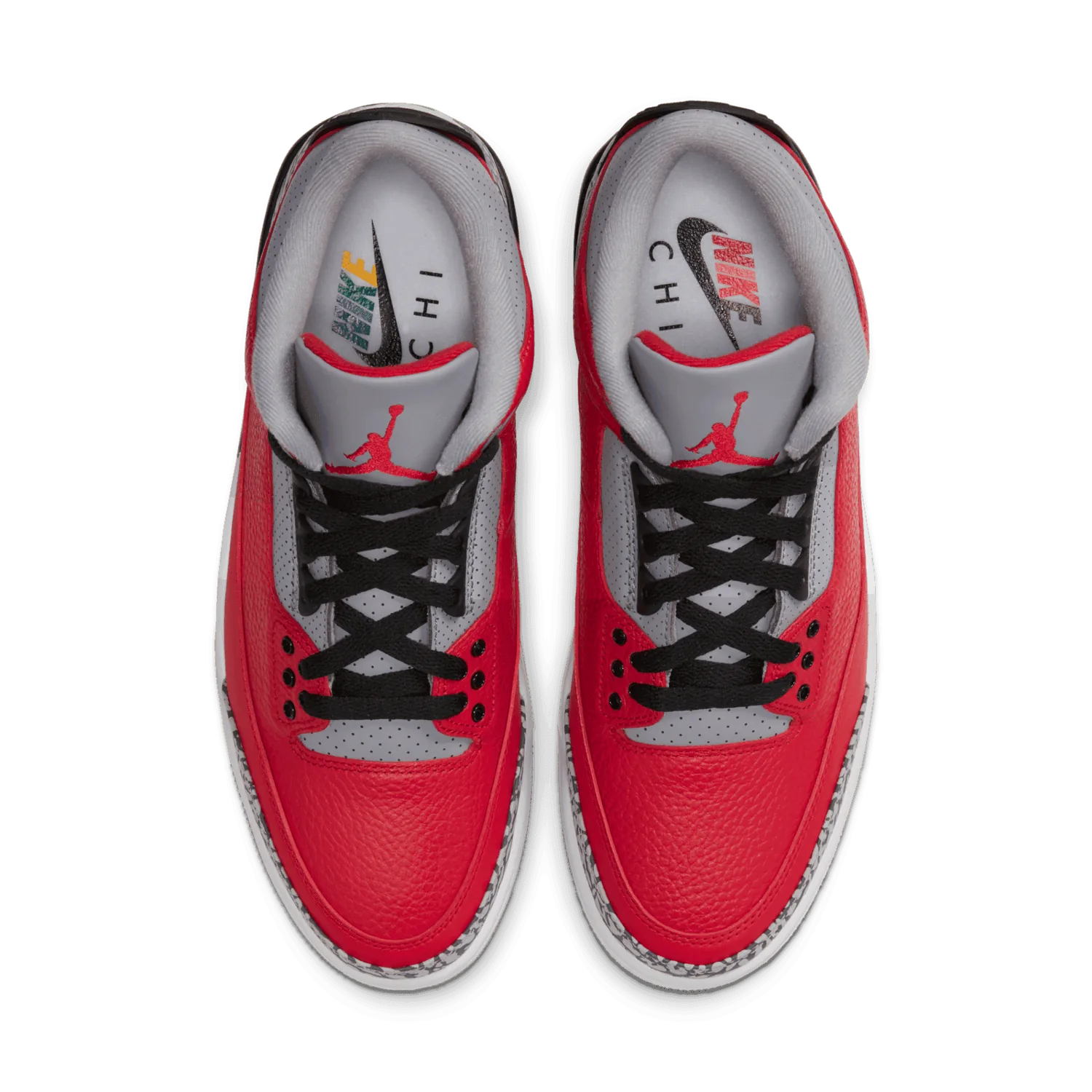 Air Jordan 3 Retro Fire Red Cement (Nike Chi) image 3