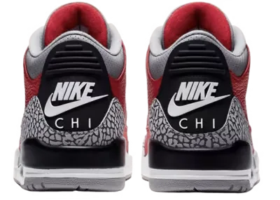 Air Jordan 3 Retro Fire Red Cement (Nike Chi)