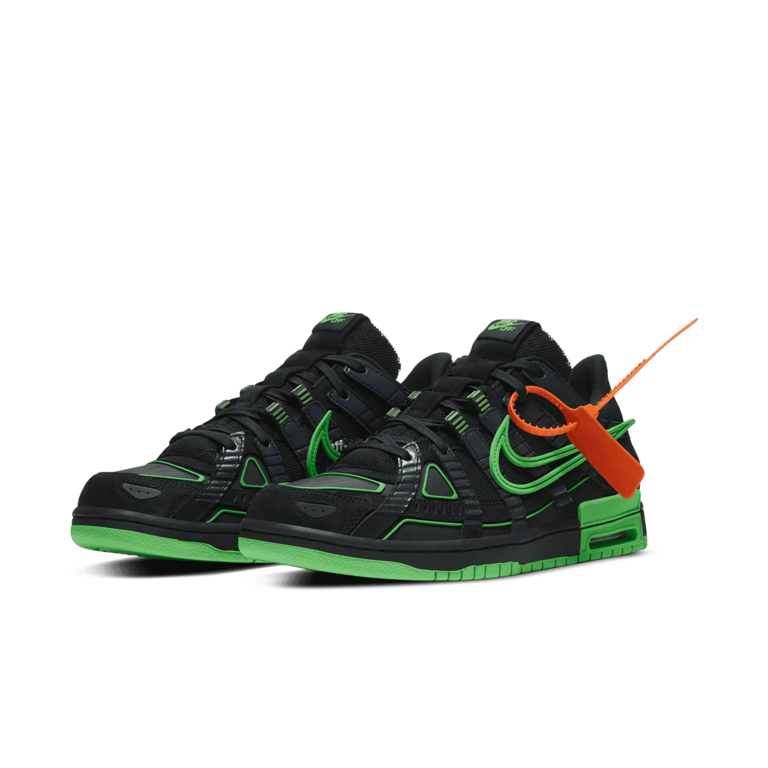 Nike Air Rubber Dunk Off-White Green Strike image 3