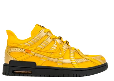 Nike Air Rubber Dunk Off-White University Gold