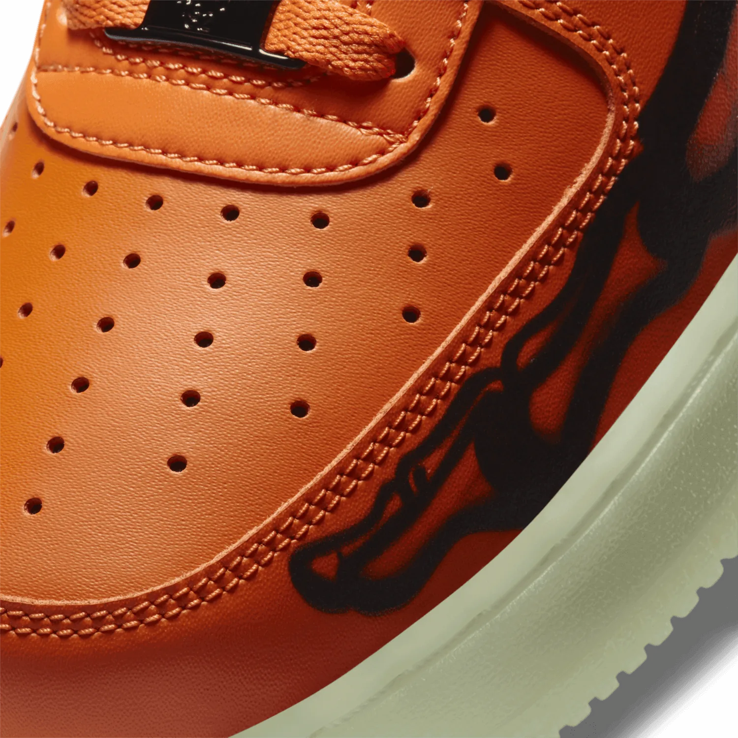 Nike Air Force 1 Low Orange Skeleton image 6