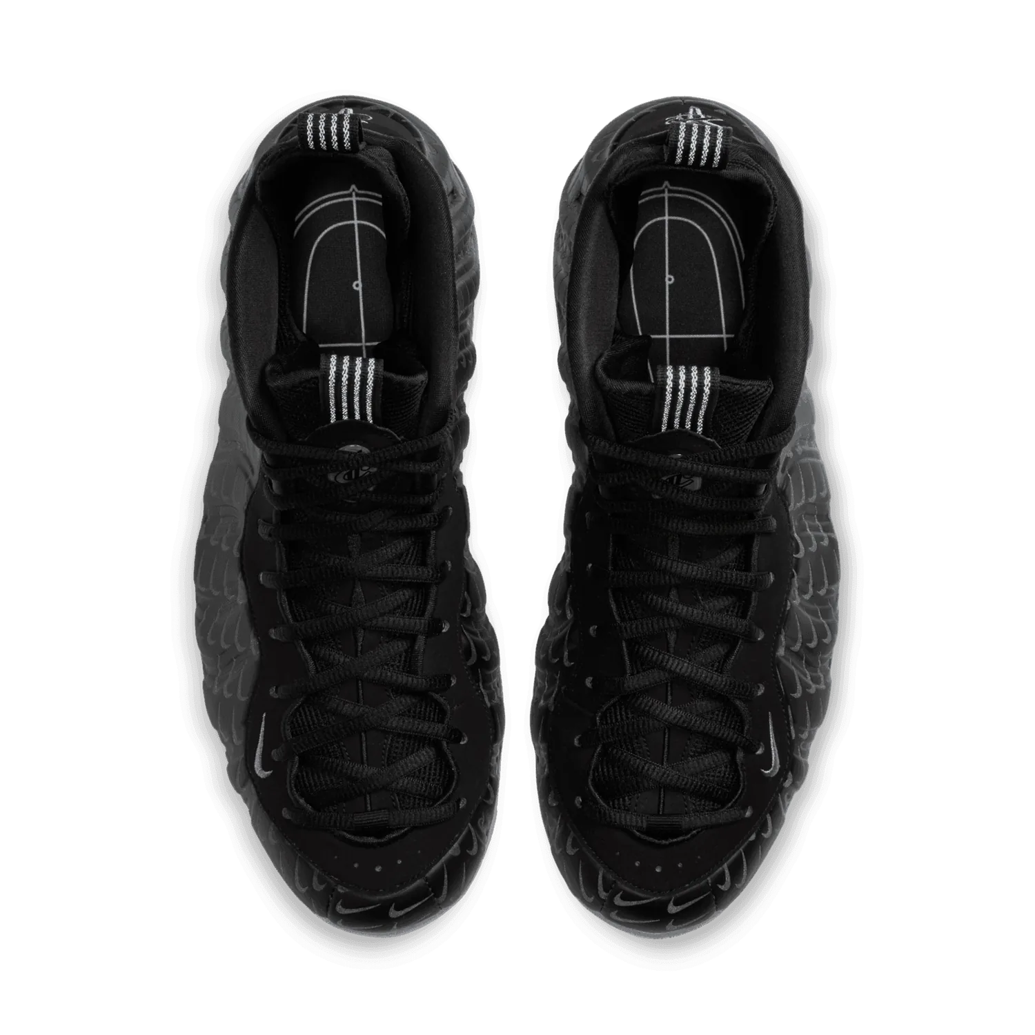 Nike Air Foamposite One All-Over Swoosh Black image 3