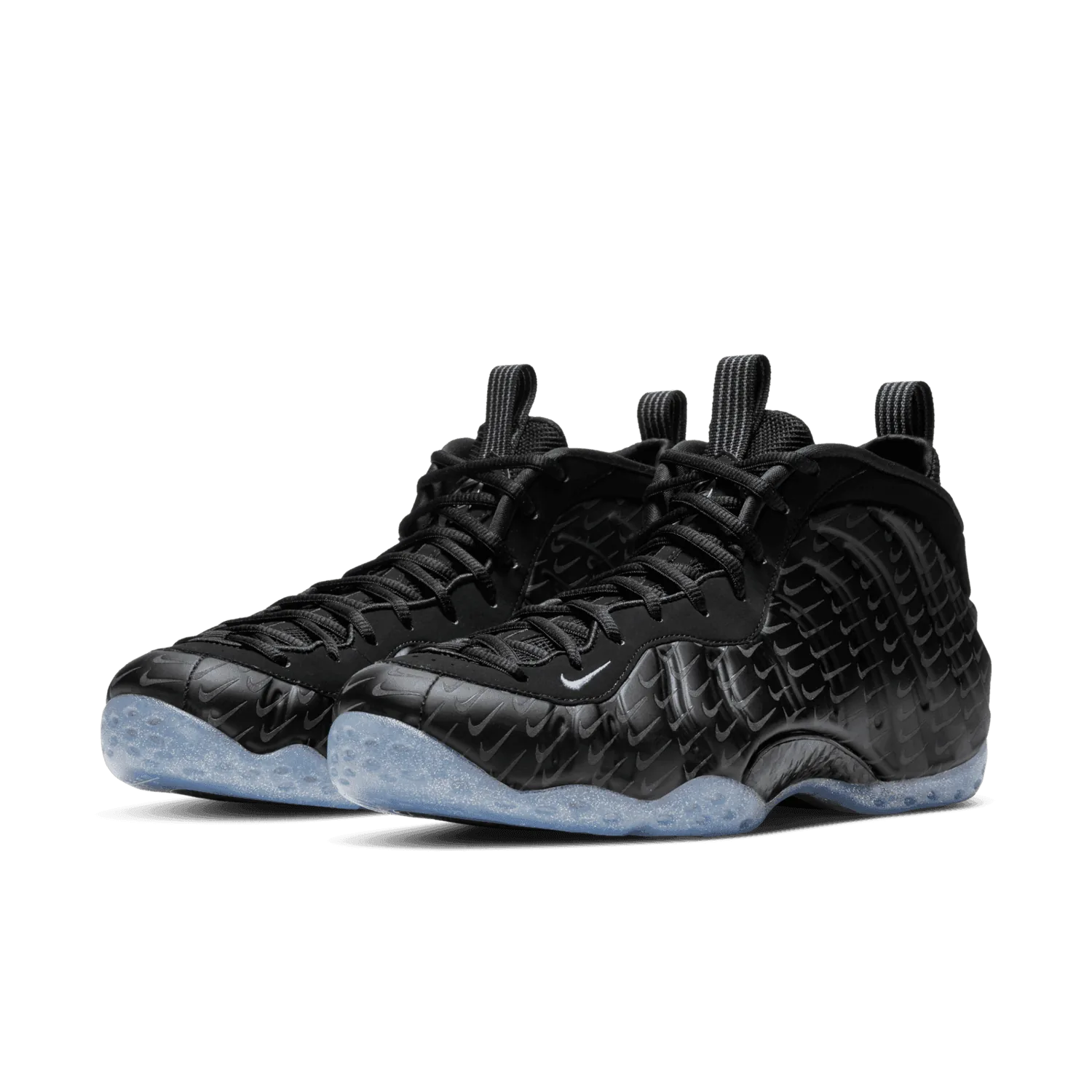 Nike Air Foamposite One All-Over Swoosh Black image 4