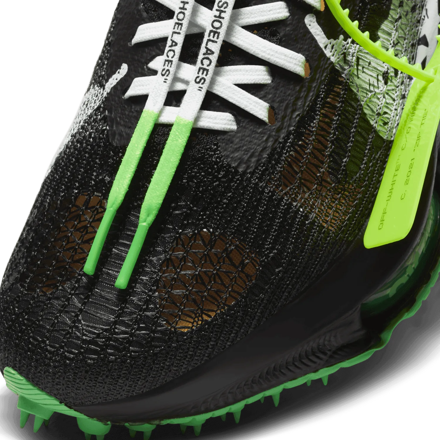 Nike Air Zoom Tempo NEXT% Off-White Black Scream Green image 6