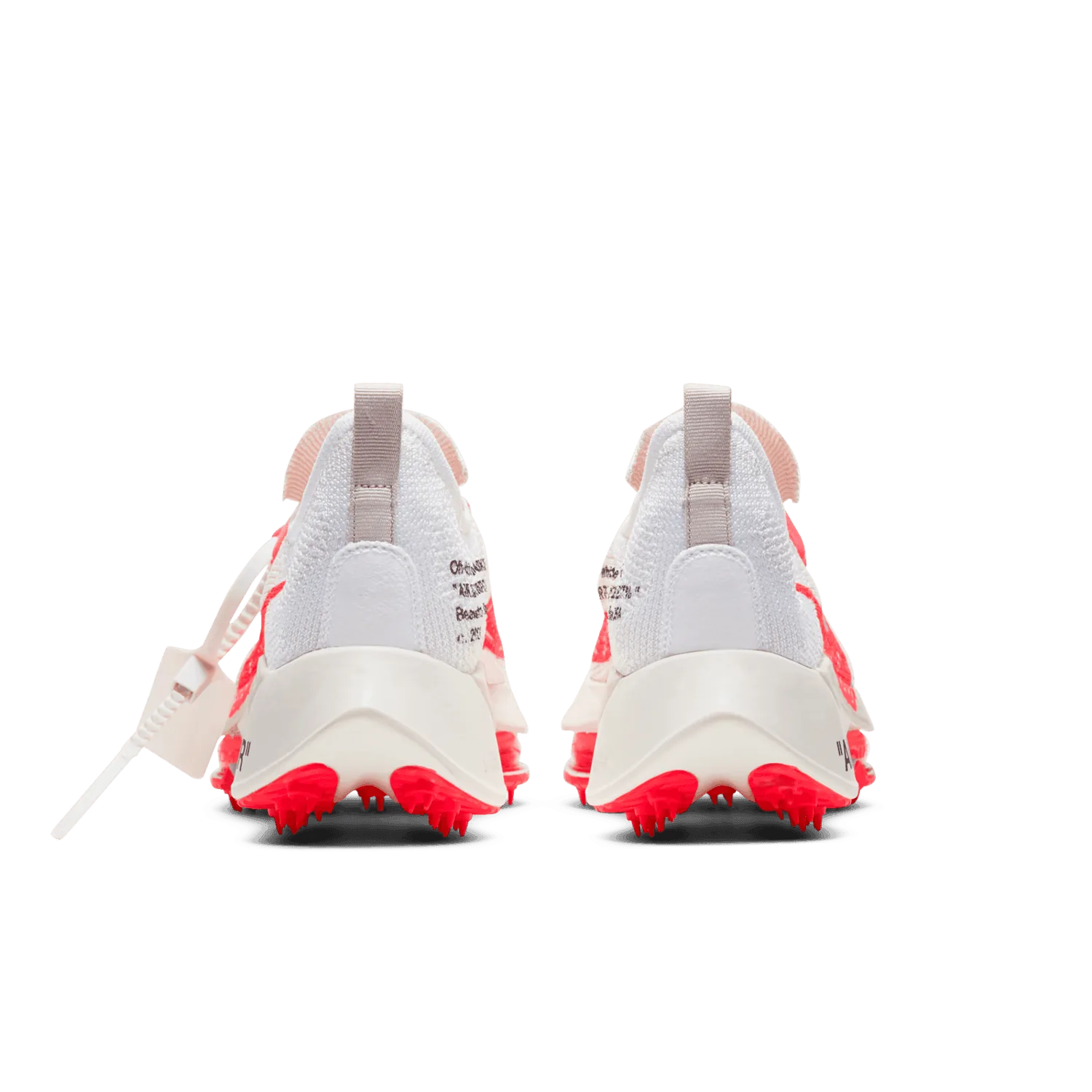 Nike Air Zoom Tempo NEXT% Off White White Solar Red image 5