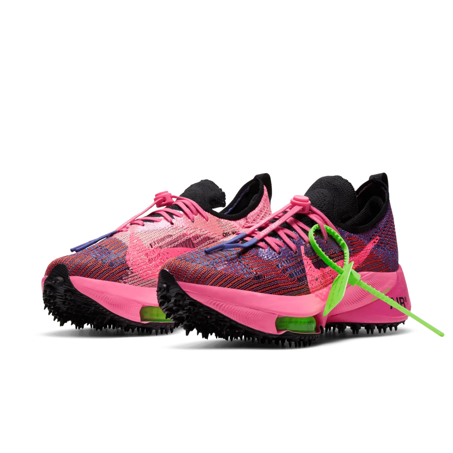 Nike Air Zoom Tempo NEXT% Off-White Racer Blue Pink Glow image 4