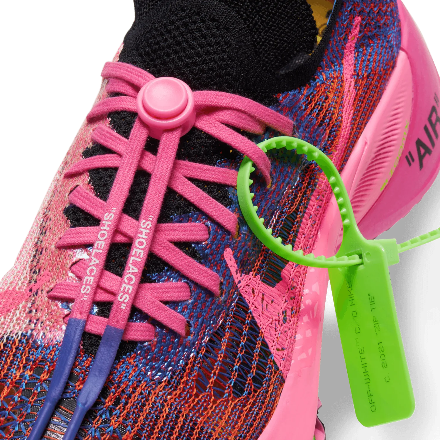 Nike Air Zoom Tempo NEXT% Off-White Racer Blue Pink Glow image 8