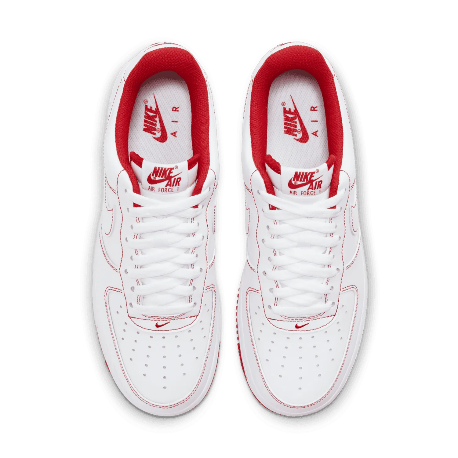 Nike Air Force 1 Low '07 White University Red image 3