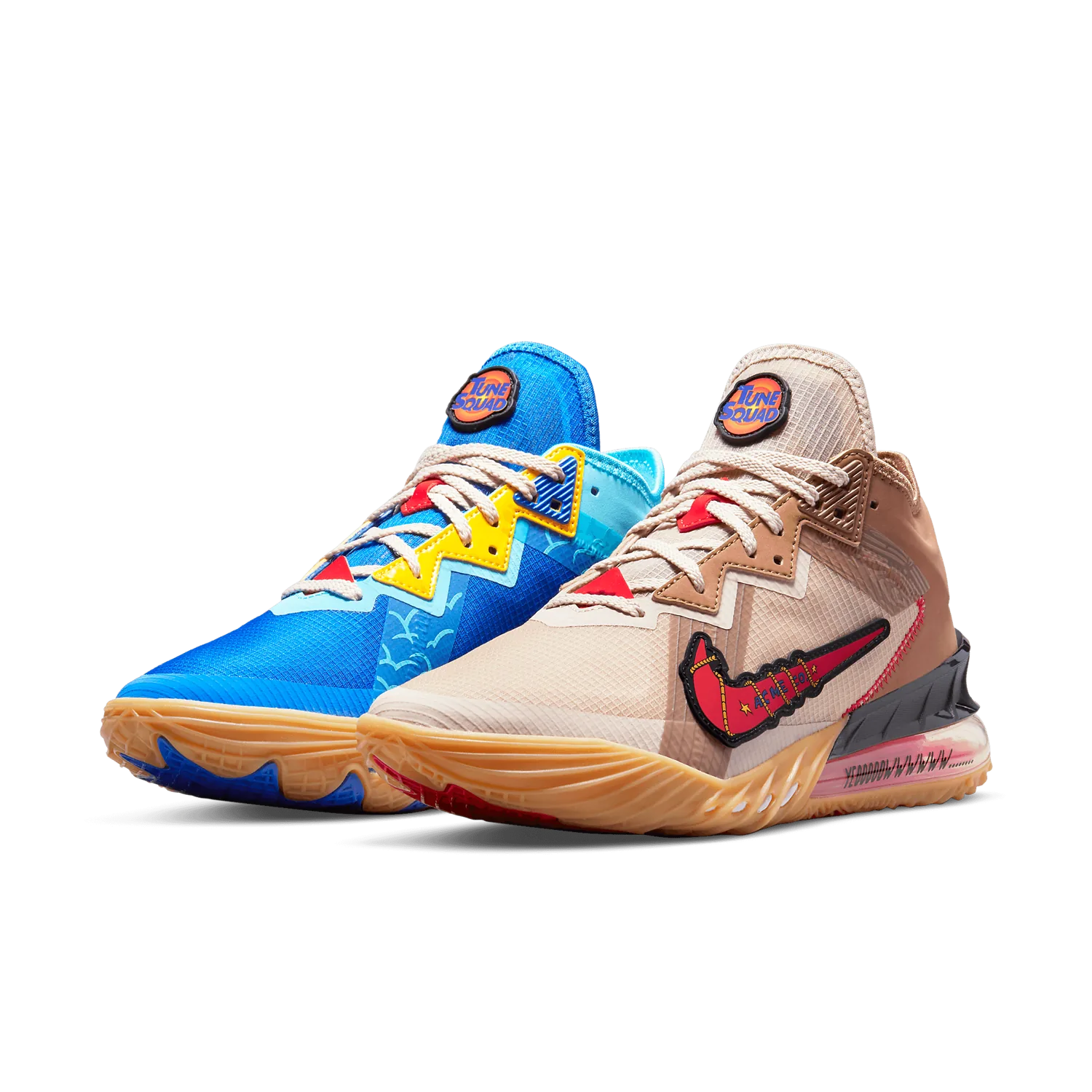 Nike Lebron 18 Low Wile E. vs Roadrunner Space Jam image 4