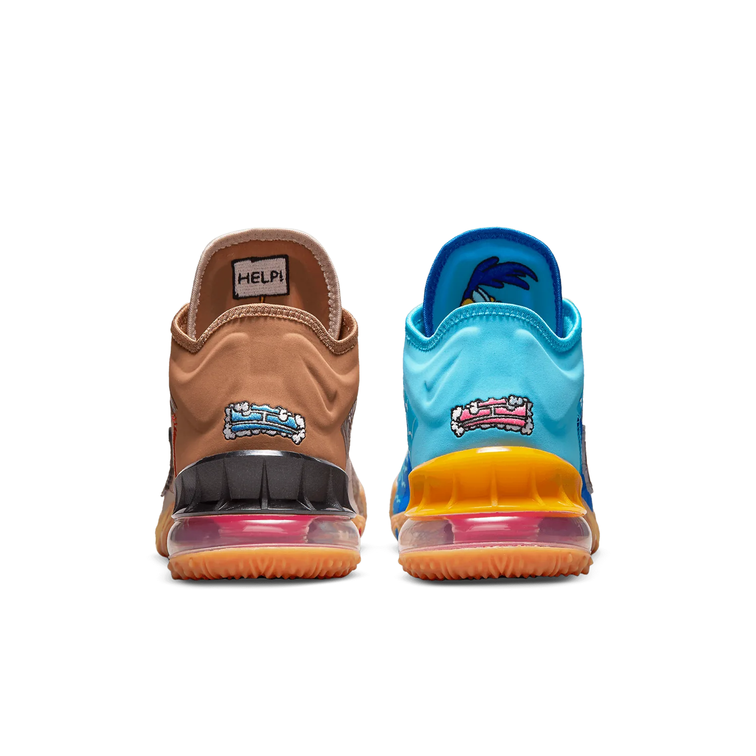 Nike Lebron 18 Low Wile E. vs Roadrunner Space Jam image 5