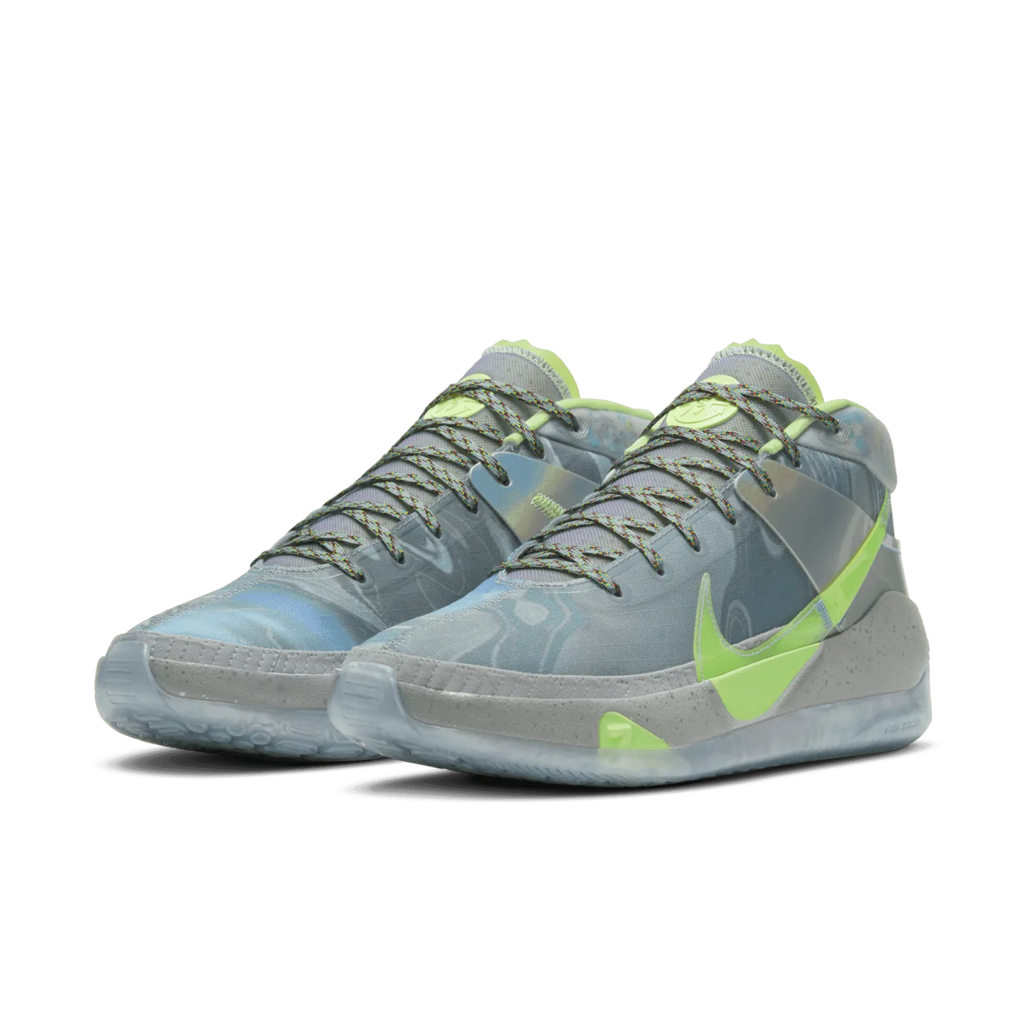 Nike KD 13 Recycled Collar Barely Volt image 4